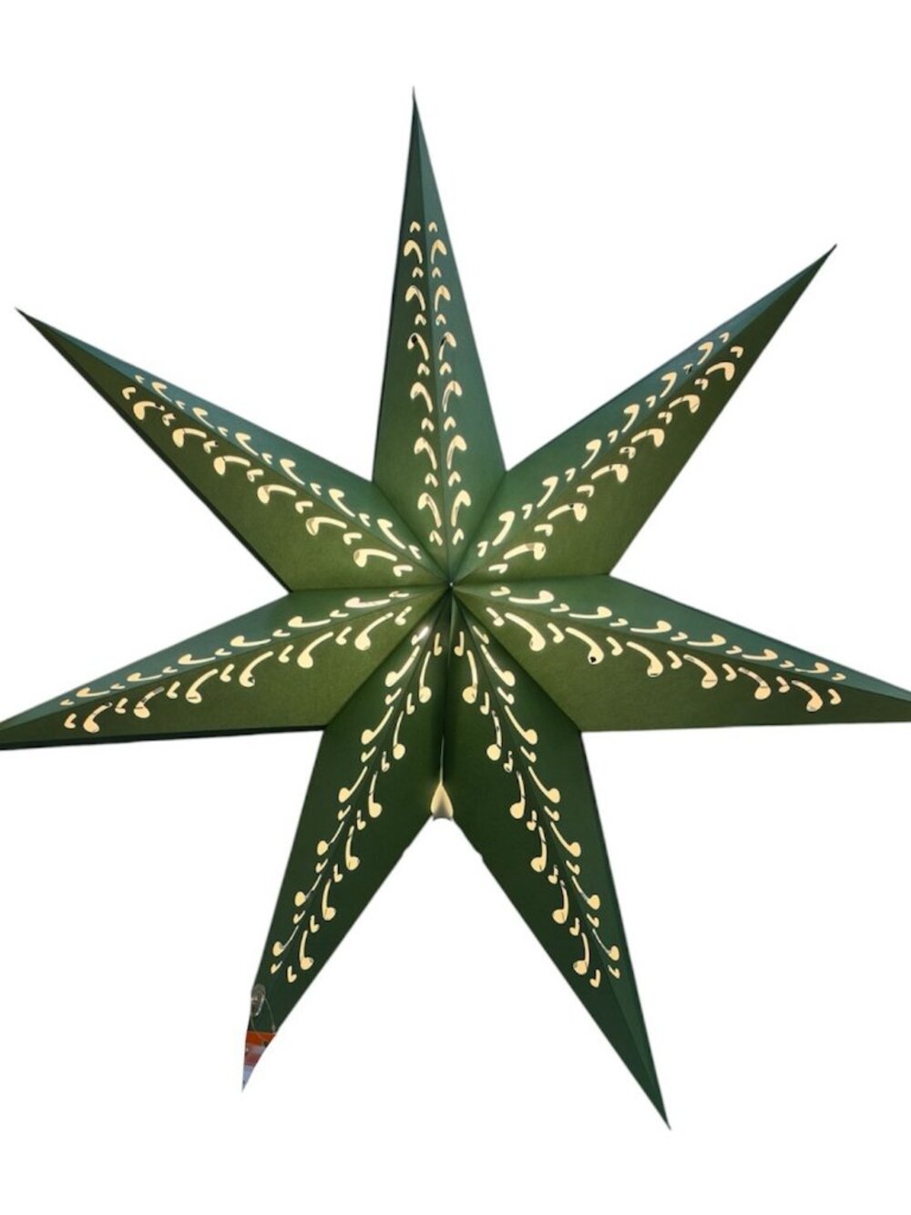 New IKEA STRALA Lamp Shade Paper Star/Green White 70 cm (28 ") 306.398.85